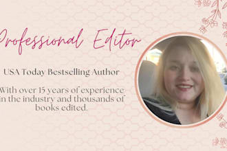 professionally proofread and edit your manuscript