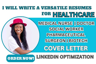 write strong ats resumes for social doctors nurses healthcare clinical pharmacy