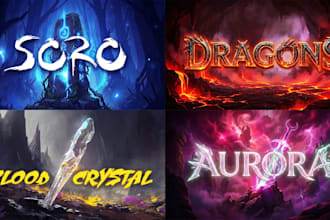 create steam capsule art, logo, game cover