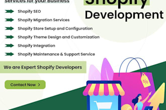 build modern shopify website or shofify store for your niche