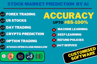 do real time stock, forex and crypto prediction application