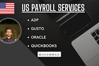 process USA payroll using adp, gusto, namely, workday