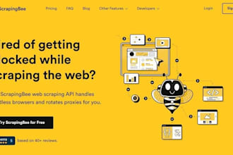 create a powerful web scraping and data extraction bot for you