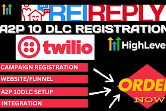 gohigh level a2p twilio landing page ring central