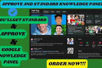 create approve and verified google knowledgepanel for personal or company