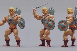 sculpt 3d toy, action figure, 3d character modelling, in blender for 3d printing