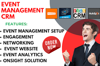 build your event management with hubspot scalesforce zoho eventbrite cvent