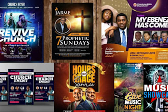 design church flyer, event flyer design postcard layout, parties concert flyers