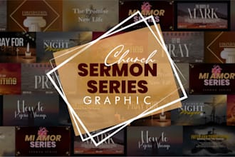 design custom christian church sermon series graphic