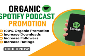 do organic podcast promotion, spotify marketing with email marketing campaign