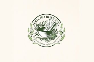 design appeal hipsters herbalists logo