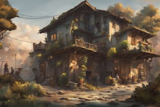 create high quality and affordable environment art
