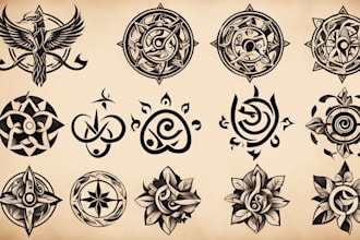 create a traditional or neo traditional tattoo design