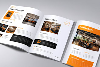 design a professional brochure or catalog