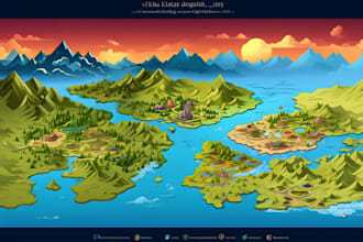 create fantasy maps and dnd maps for you in high quality