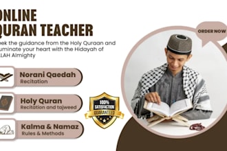 be your online quran teacher with tajweed