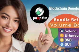 custom blockchain developer pumpfun pumpswap bundler tax reward token2022 launch