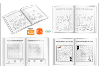 do custom kids coloring book and unique design for children