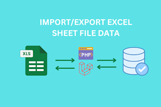 do export import excel sheet, CSV in PHP laravel, codeigniter