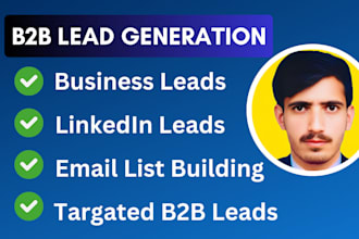 do c level lead generation, b2b targeted leads or email info by using linkedin