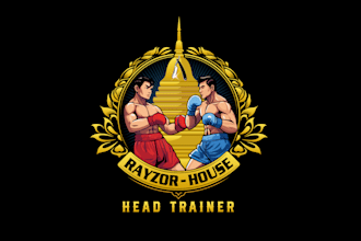 make a mascot razor house logo design your business