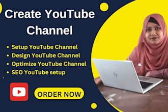 create and set up your professional youtube channel for business optimize
