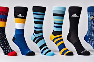 create stylish socks design for you