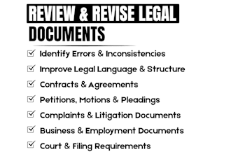 provide expert contract review and legal consultation