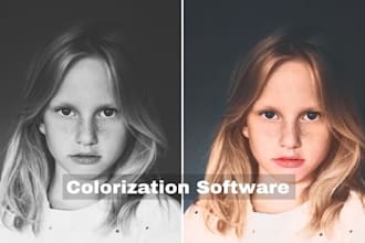 colourize black and white photos in photos social media design