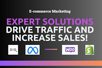 boost your ecommerce with SEO, ads, marketing, and listings