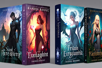 design fantasy, romance and sci fi book covers