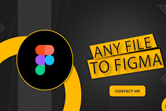 convert PSD, jpg, png, PPT to editable figma design