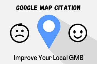 boost 90,000 google maps citation for local seo gmb ranking and gmb revs