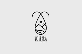 design a beautiful and modern jewelry or fashion logo
