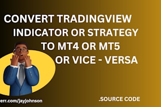 convert tradingview indicator or strategy to mt4 mt5 tradingview pine script