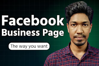 create and setup facebook business page, social media page setup