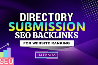 300 directory submission SEO backlinks with local citation