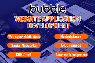 develop custom dashboard, mvp bubble, saas bubble, api integration with bubble
