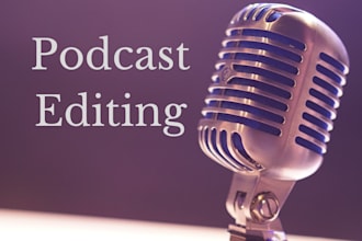 fix, edit, mix, cut or clean up your podcast or interview