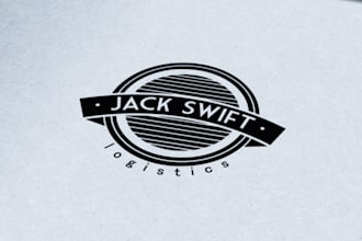 design professional transport, trucking, and logistics logo