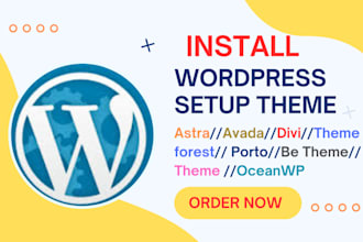 install wordpress  , woocommerce, themeforest, demo import