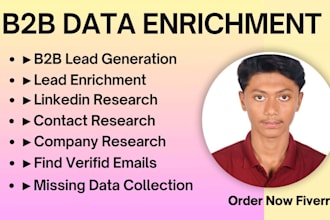 do data enrichment, b2b lead generation, and email leads