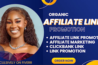 amazon affiliate link promotion, clickbank affiliate link website link promotion