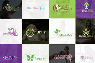 design massage therapy wellness spa skin care yoga logo