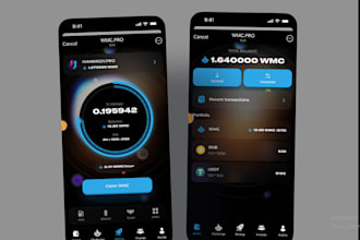 develop crypto aggregator web application, crypto exchange, mobile web design