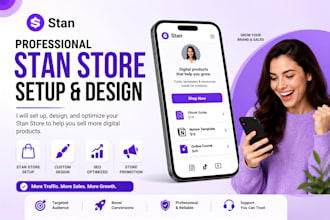 do stan store setup approve stan store marketing stan set up stan store product