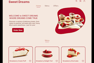 design restaurant website with online food order system delivery,pickup service