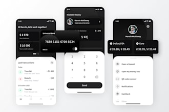 develop neobank app, fintech app, payment app, loan app, investment app
