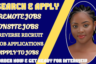 job search and apply for USA remote job be reverse recruiter for job application