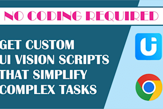automate any web task seamlessly with UI vision